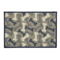 Bone Denim Fashion Mat for Dog or Cat Bowls