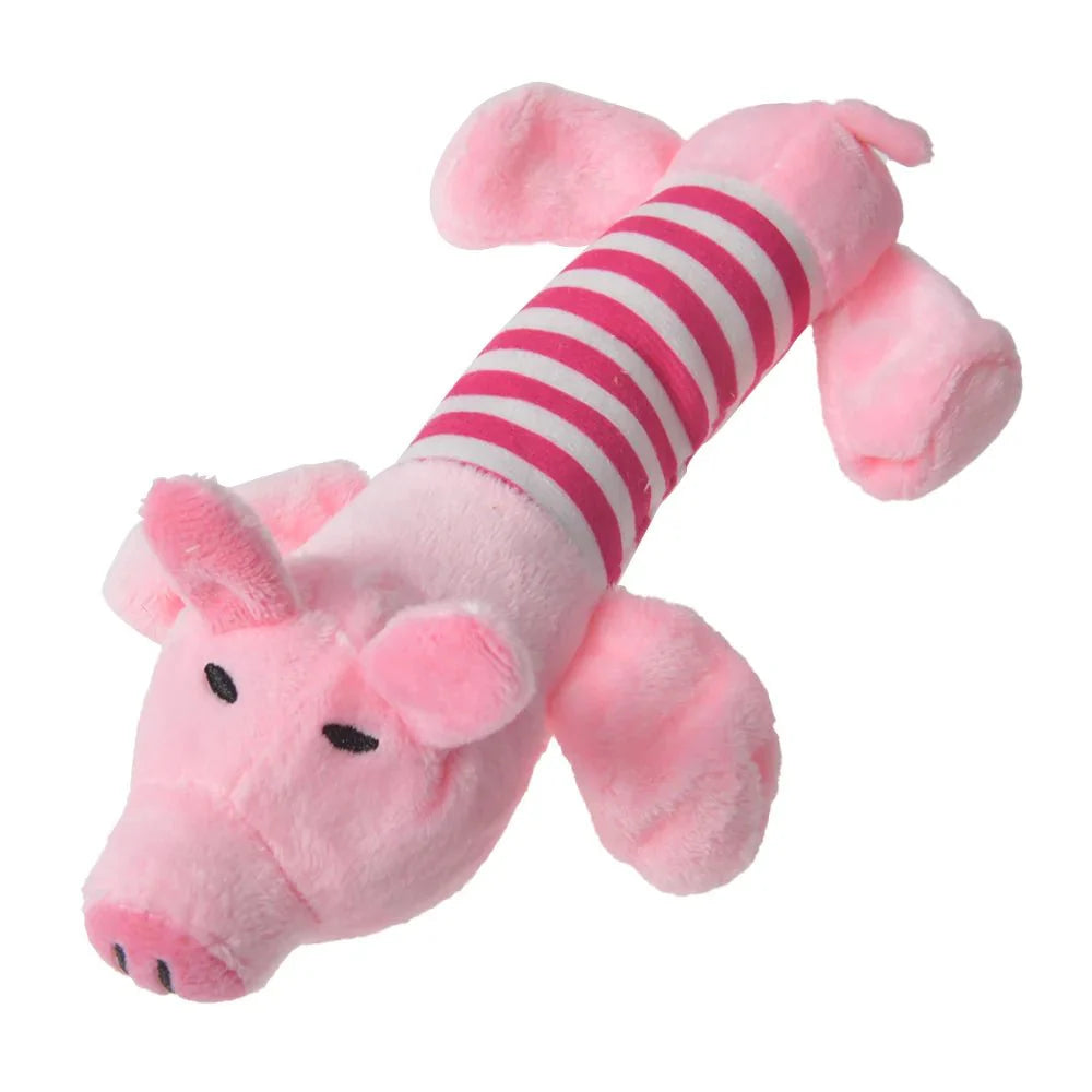 Plush Dog Chew Toy – Durable Soft Companion for Pets